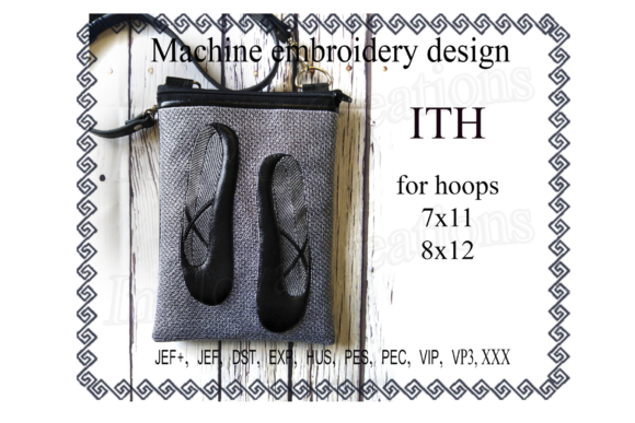 Ballet Shoe Letter Zip Bag - in the Hoop Review