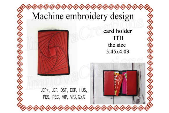 Card Case – In The Hoop Embroidery Review for Apparel Projects
