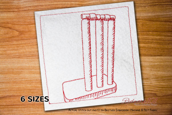Cricket Stumps Embroidery Design Review for Craft Fairs