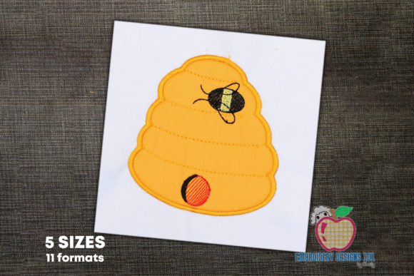 Honeybee with Bee Hive Applique Review for Apparel Projects