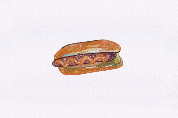 Hot Dog Design: A Practical Embroidery Project Evaluation