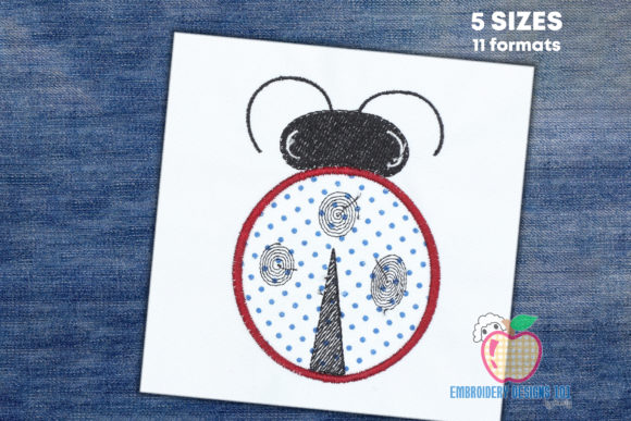 Lady Bug Embroidery Applique Review for Apparel Projects