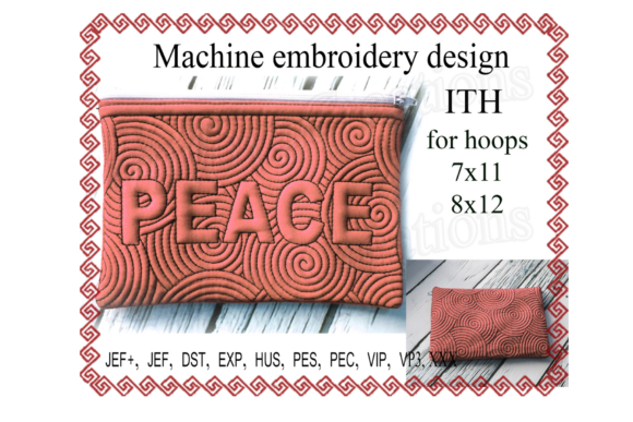 Peace Zip Bag - in the Hoop Review for Boutique Sweatshirts