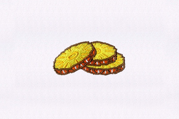 Pineapple Slice Design: A Sweet Embroidery Addition for Personalized Gifts