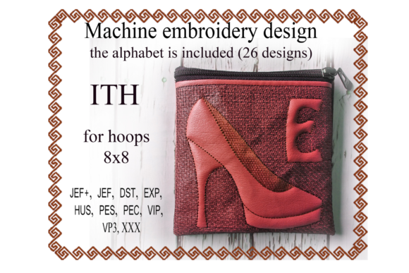 Shoe Letter Zip Bag - in the Hoop Review for Personalized Gift Products