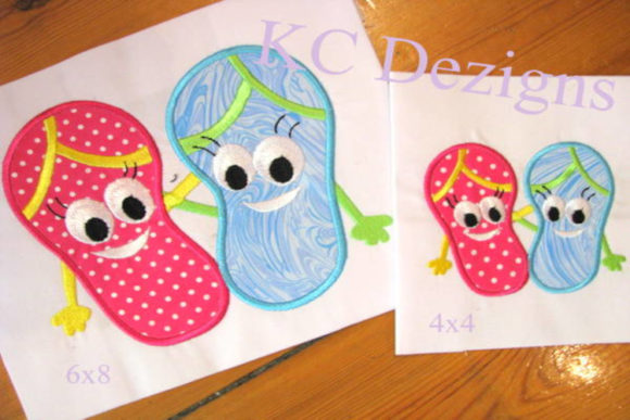 Smiley Flip Flops Embroidery Design Review